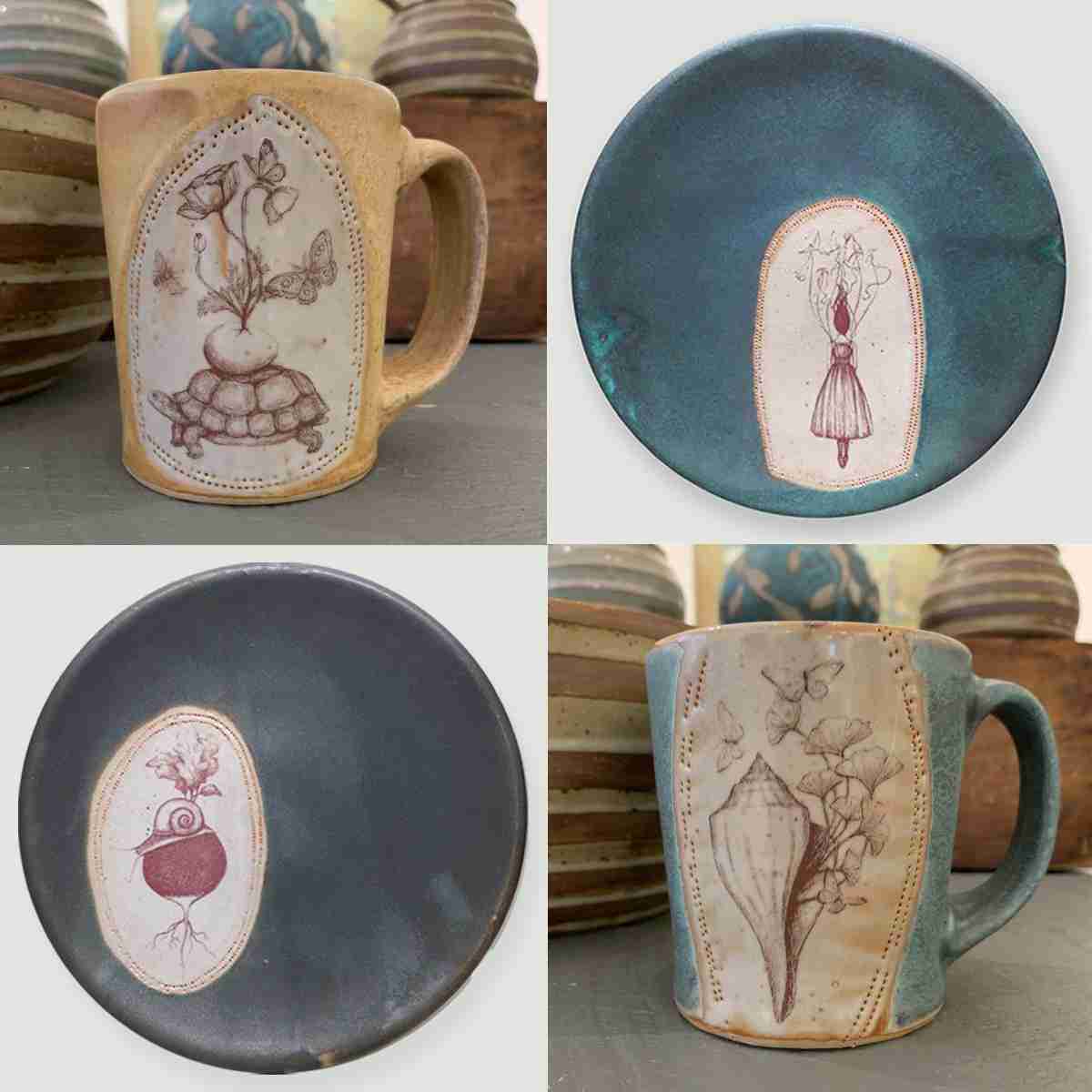 Duy Huynh and Julie Covington pottery collaboration.